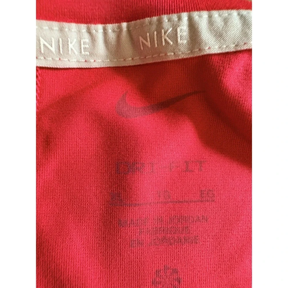 Nike Dri-Git T-shirt Women's XL Short Sleeve Coral Orange Running Gym